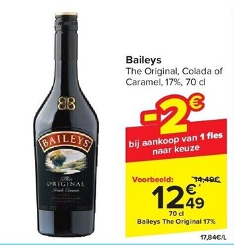 Carrefour Baileys aanbieding