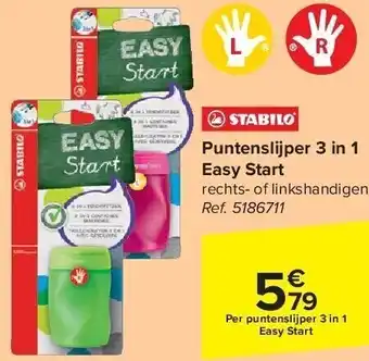 Carrefour Puntenslijper 3 in 1 easy start aanbieding