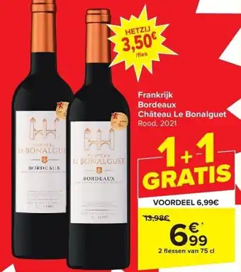 Carrefour Frankrijk bordeaux château le bonalguet aanbieding