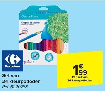 Set van 24 kleurpotloden