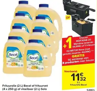 Carrefour Frituurolie (2 l) becel of frituurvet aanbieding