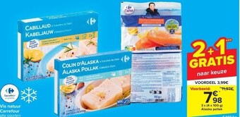 Carrefour Vis natuur carrefour aanbieding