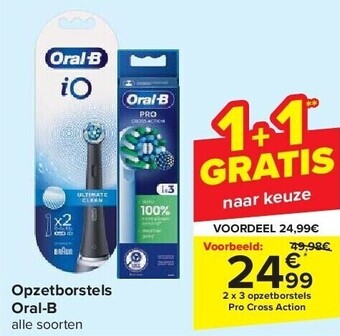 Carrefour Opzetborstels oral-b aanbieding