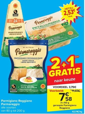 Carrefour Parmigiano reggiano parmareggio aanbieding