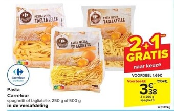 Carrefour Pasta carrefour aanbieding