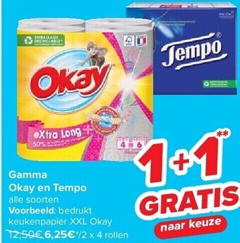 Carrefour Gamma okay en tempo aanbieding