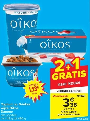 Yoghurt op griekse wijze oîkos danone