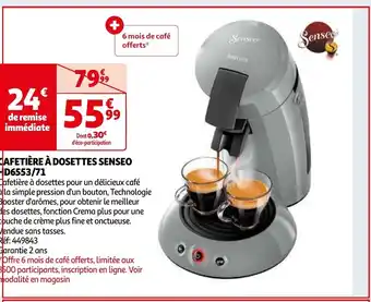 CAFETIÈRE À DOSETTES SENSEO