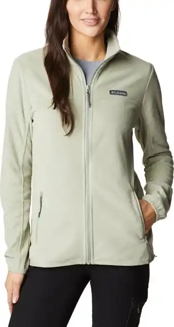 Bol.com Columbia ali peak fleece vest dames - outdoorvest met rits - lichtgroen - maat l aanbieding
