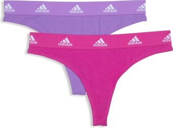 Bol.com Adidas sport thong (2pk) dames onderbroek - maat s aanbieding