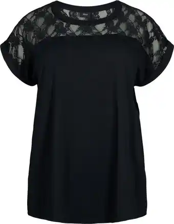Bol.com Zizzi vcaroline, s/s, loose tee dames t-shirt - maat s (42-44) aanbieding