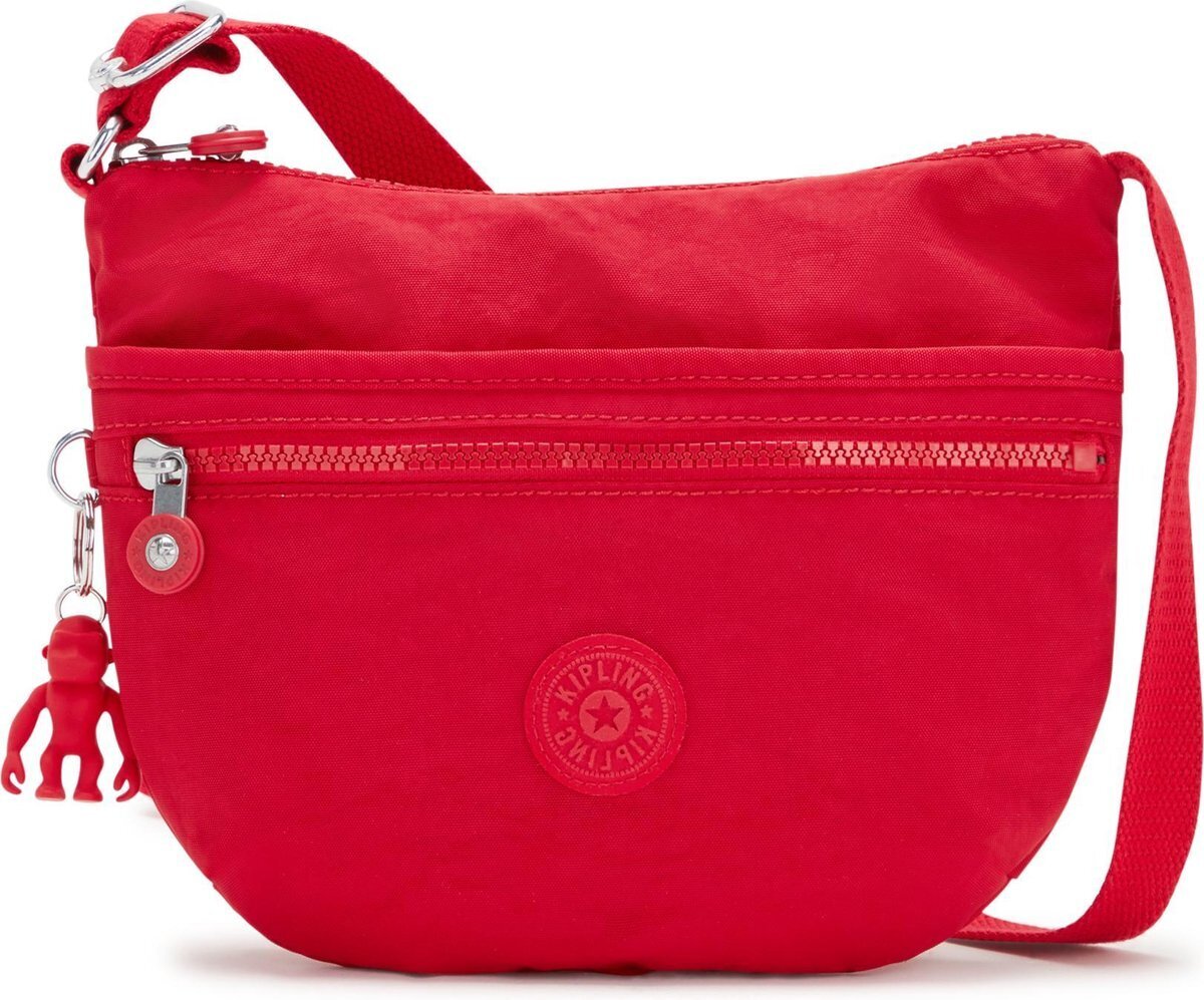 Kipling arto s crossbody red rouge promotie bij