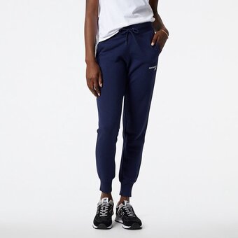 Bol.com New balance sport core stacked logo fleece pant dames broek - maat xl aanbieding