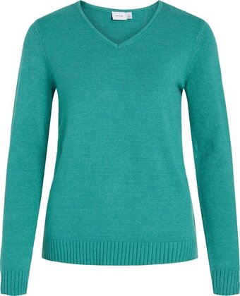 Bol.com Vila viril v-neck l/s knit top - noos dames trui - maat xs aanbieding