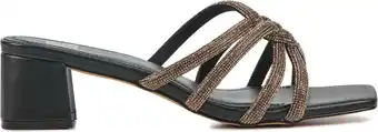 Bibi lou slippers dames sandalen / instappers / damesschoenen - leer - blokhak - 864z00 - rose goud - maat 39
