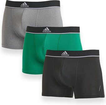 Bol.com Adidas sport trunk (3pk) heren onderbroek - maat s aanbieding