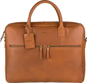 Burkely by bol.com unisex bart laptoptas - 15.6'' - cognac