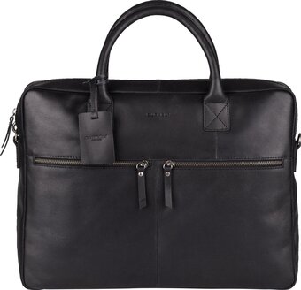 Bol.com Burkely by bol.com unisex bart laptoptas - 15.6'' - zwart aanbieding