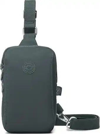 Bol.com Bagwise® crossbodytas - sling bag - schoudertas - dames - heren - 3105 - groen aanbieding