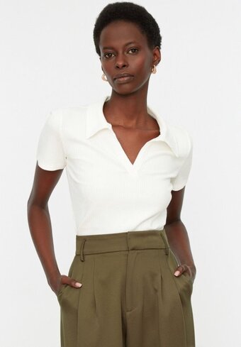 Bol.com Trendyol standaard mouw basis blouse aanbieding