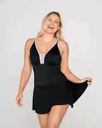 Bol.com Shaping badpak met rokje | zwart aanbieding