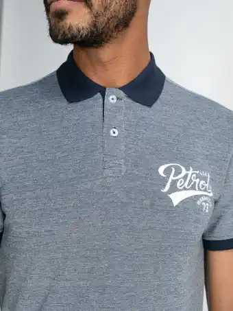 Bol.com Petrol industries - heren klassieke polo - blauw - maat xxxl aanbieding
