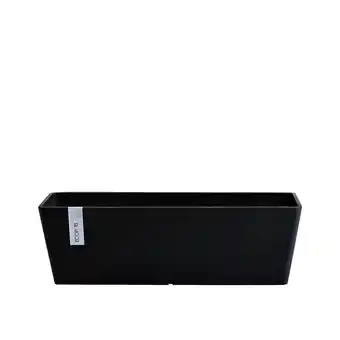Bloembak bruges rechthoekig donkergrijs 80 cm