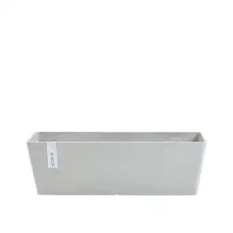 Bloembak bruges rechthoekig witgrijs 80 cm