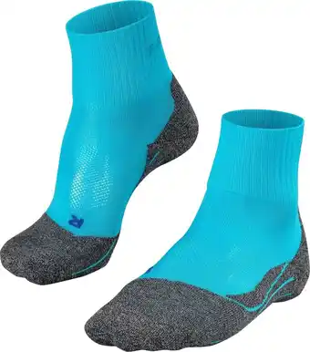 Bol.com Falke tk2 explore cool short wandelen anti blaren functioneel garen sportsokken dames blauw - maat 41-42 aanbieding