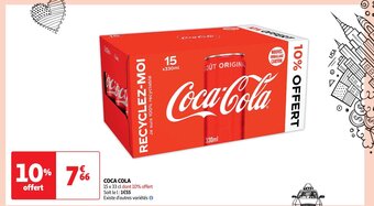 Auchan COCA COLA 15 x 33 cl aanbieding