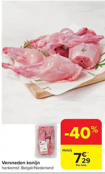 Versneden konijn
