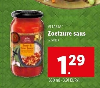 Lidl Zoetzure saus aanbieding