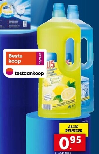 Lidl Allesreiniger aanbieding