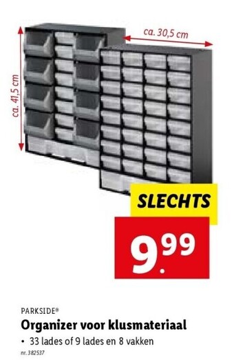 Lidl Organizer voor klusmateriaal aanbieding