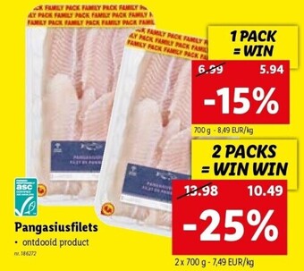 Lidl Pangasiusfilets aanbieding