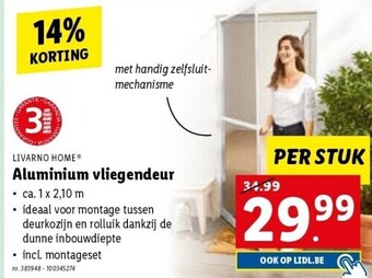 Lidl Aluminium vliegendeur aanbieding