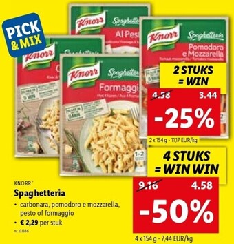 Lidl Spaghetteria aanbieding
