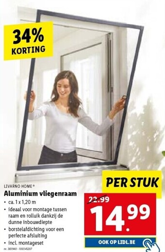 Lidl Aluminium vliegenraam aanbieding