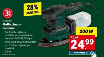 Lidl Multischuurmachine aanbieding