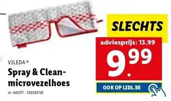 Lidl Spray & cleanmicrovezelhoes aanbieding