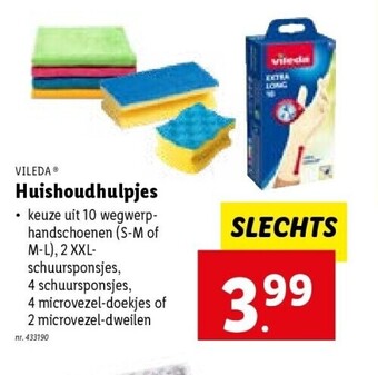 Lidl Huishoudhulpjes aanbieding