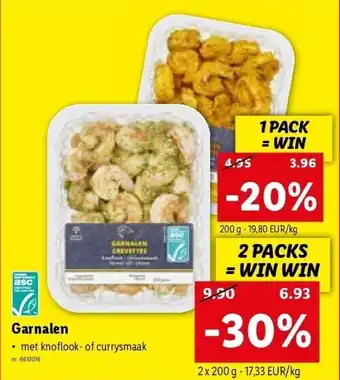 Lidl Garnalen aanbieding