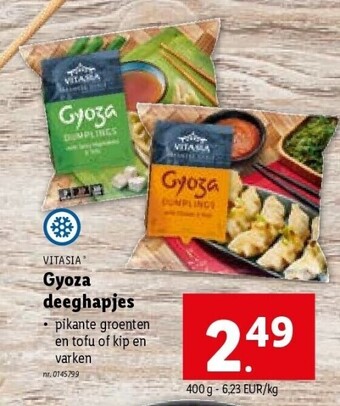 Lidl Gyoza deeghapjes aanbieding