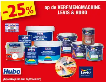 Hubo op de VERFMENGMACHINE LEVIS & HUBO aanbieding
