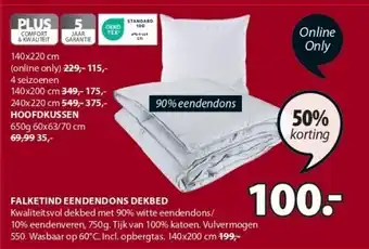 Falketind eendendons dekbed