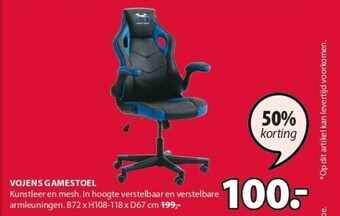Jysk Vojens gamestoel aanbieding