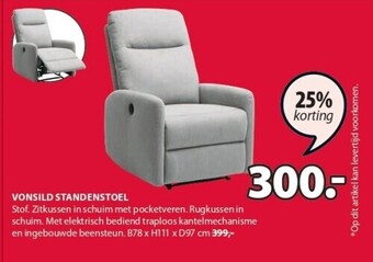 Jysk Vonsild standenstoel aanbieding