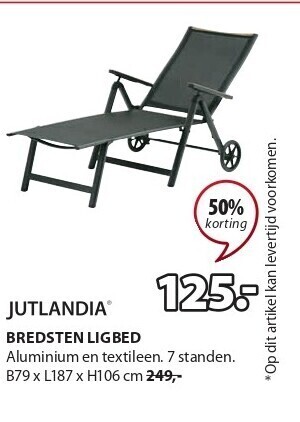 Jysk Bredsten ligbed aanbieding