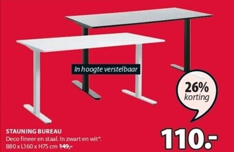 Jysk Stauning bureau aanbieding