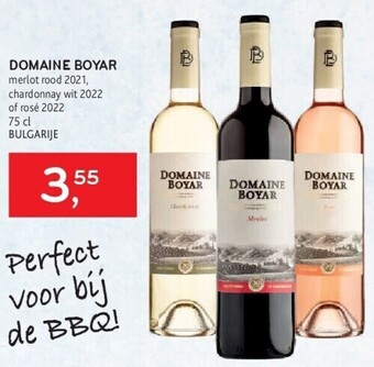 Alvo DOMAINE BOYAR merlot rood 2021 aanbieding